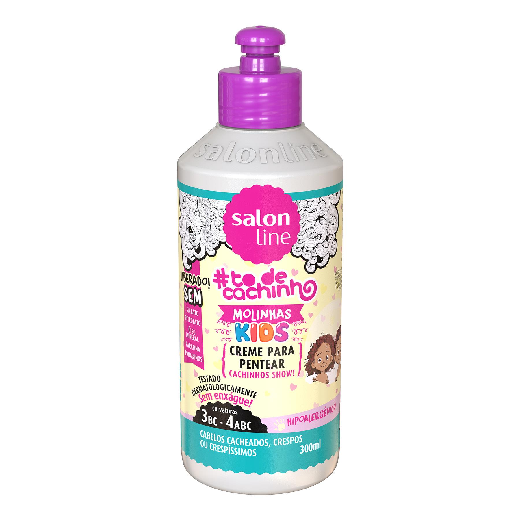 Creme De Pentear Molinhas Kids 300ml Todecachinho Salon Line