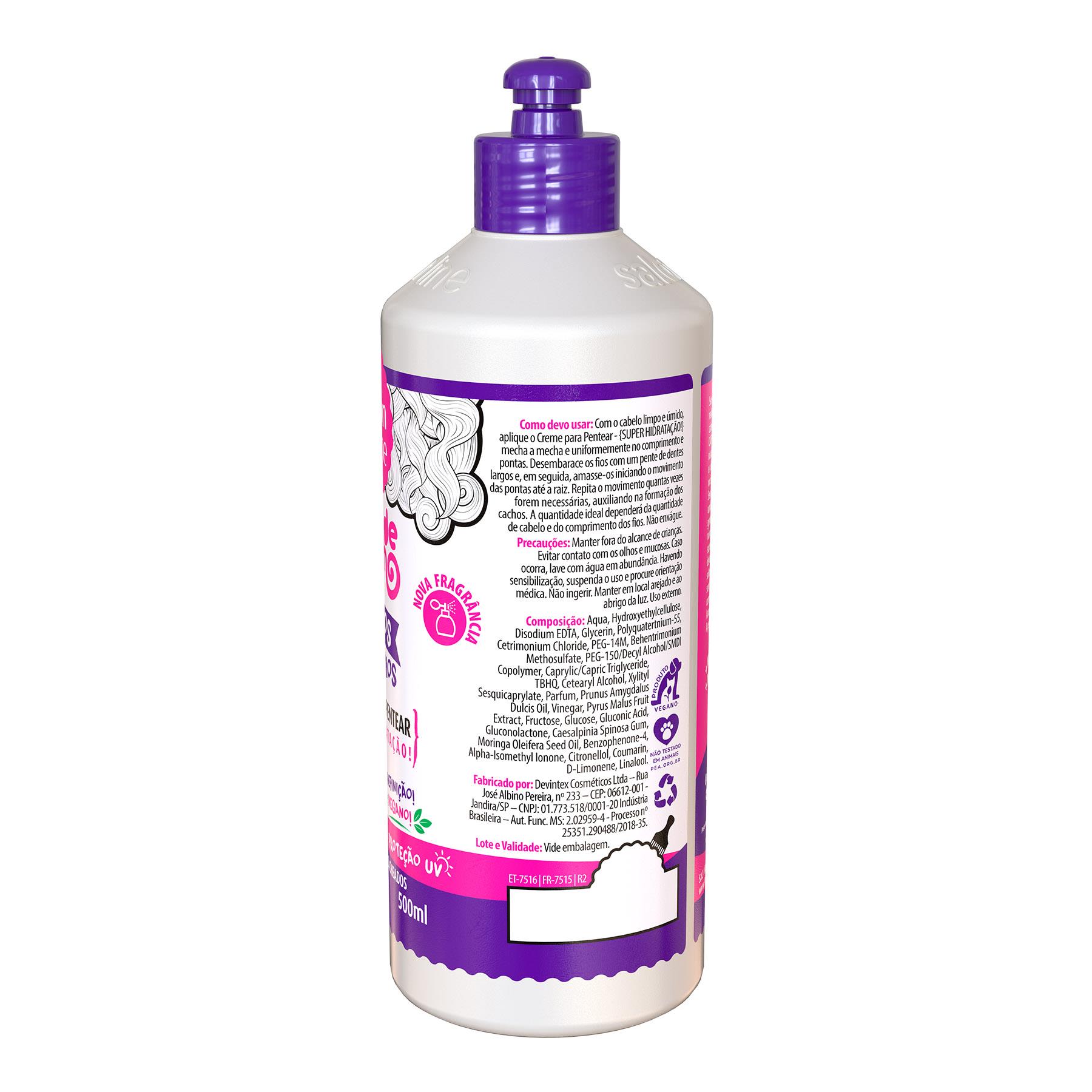 Creme De Pentear Cachos Dos Sonhos 300ml Todecacho Salon Line