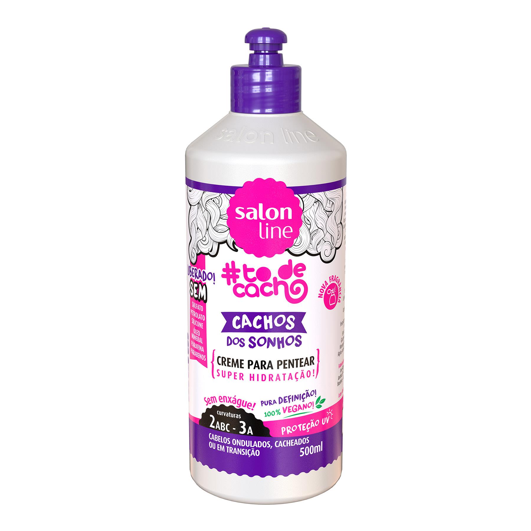 Creme De Pentear Cachos Dos Sonhos 300ml Todecacho Salon Line